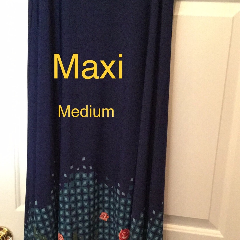 LLR Dipped Maxi skirt